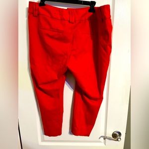 Torrid red cropped pants